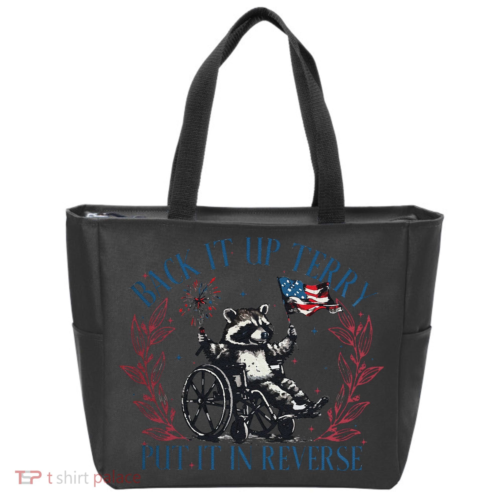 Back It Up Terry Retro 4th Of July Tote Bag