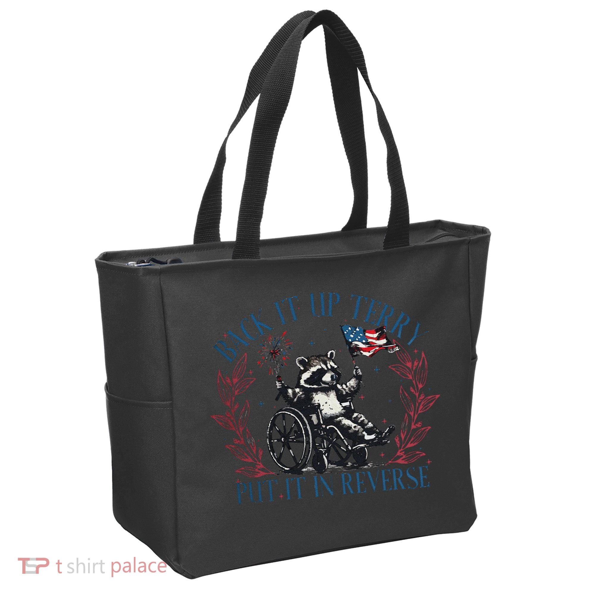 Back It Up Terry Retro 4th Of July Tote Bag