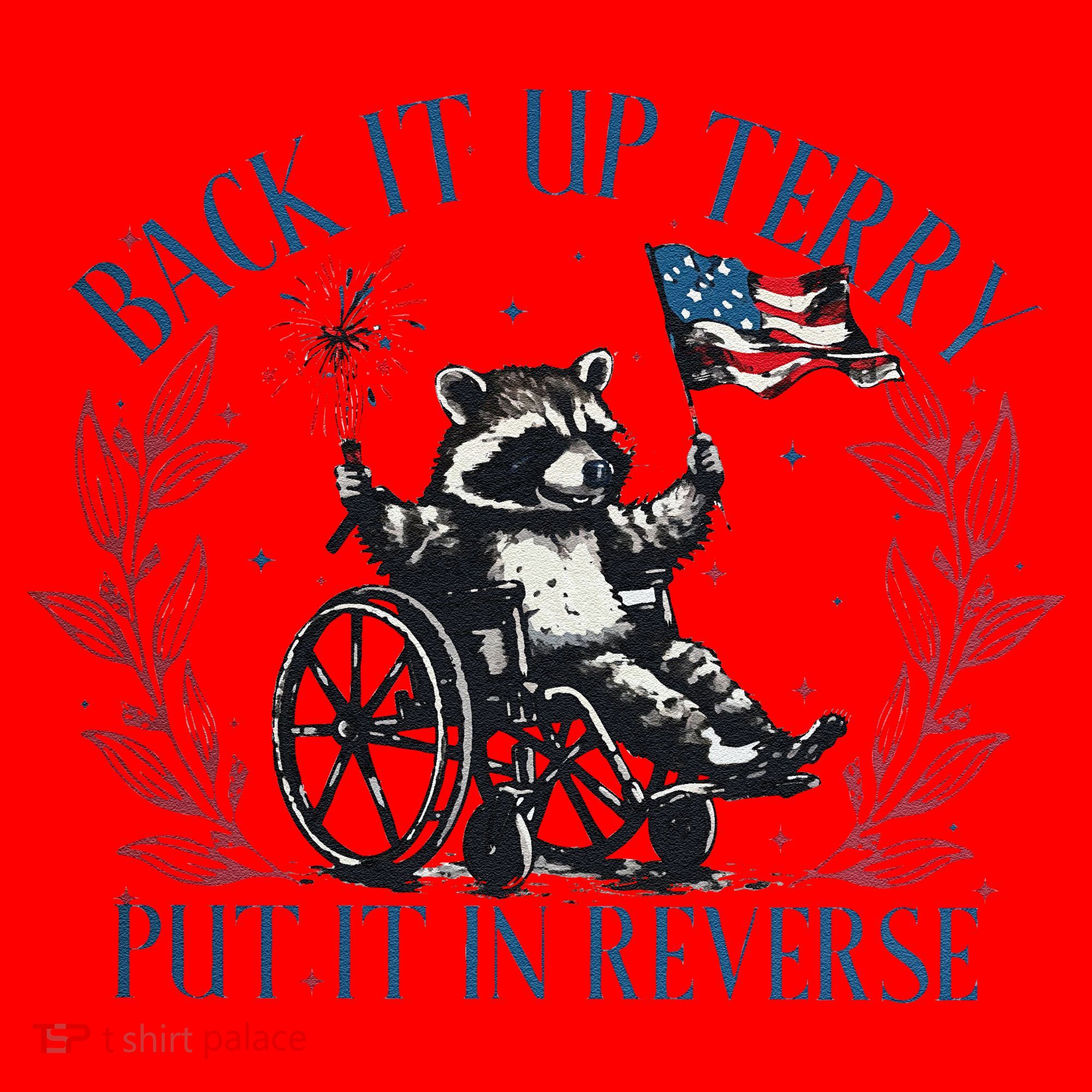 Back It Up Terry Retro 4th Of July Santa Hat