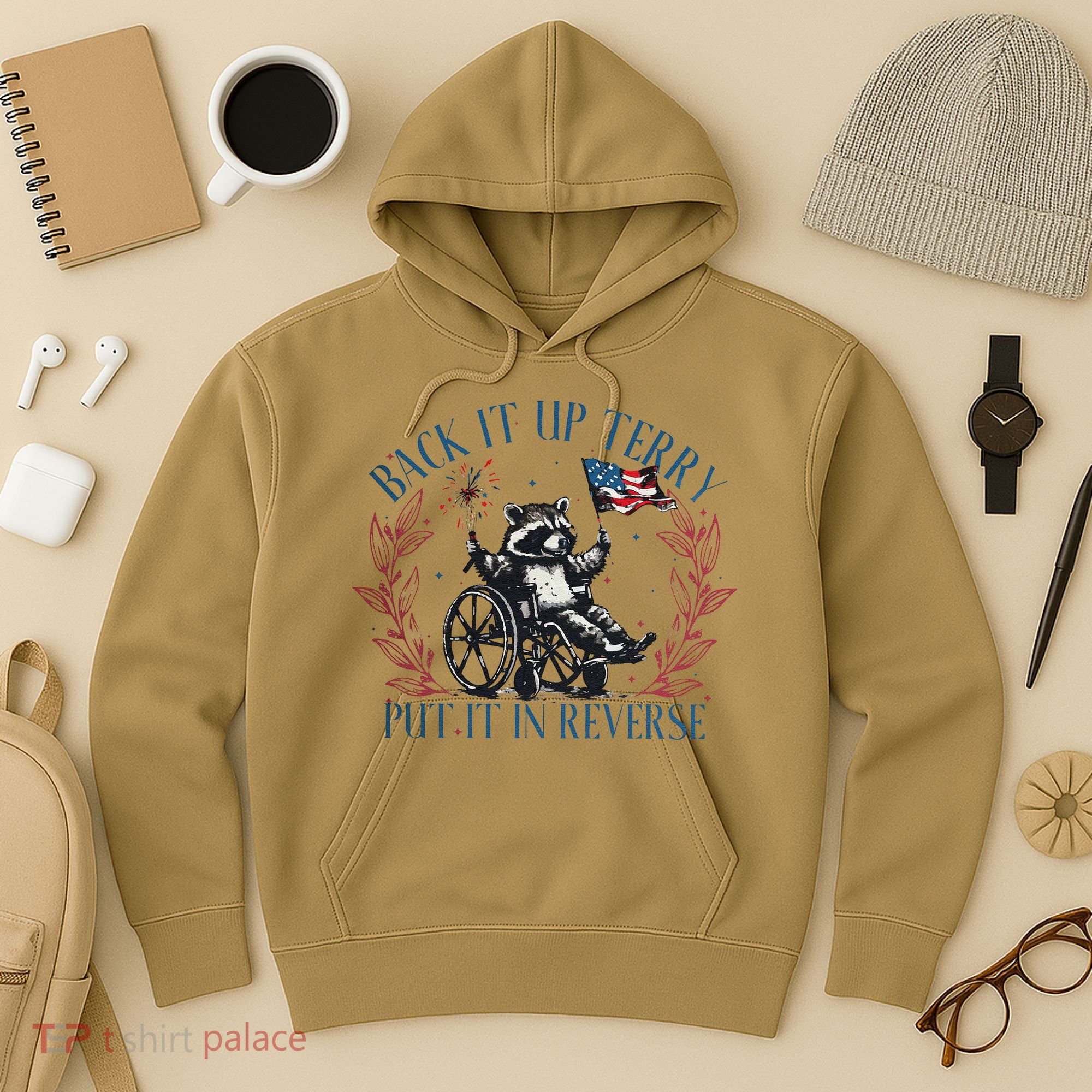 Back It Up Terry Retro 4th Of July Hoodie
