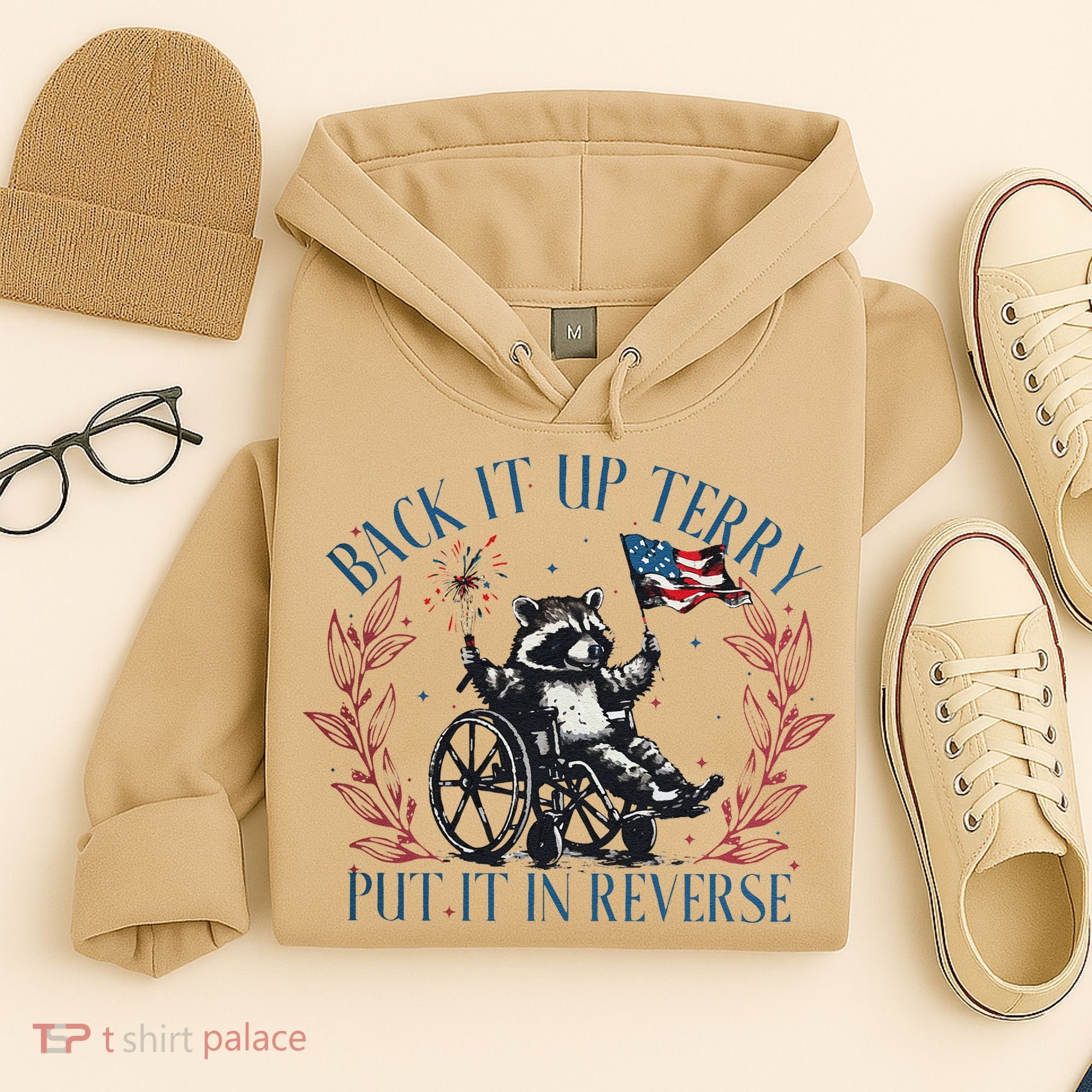 Back It Up Terry Retro 4th Of July Hoodie