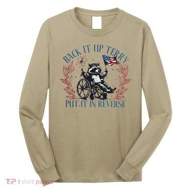 Back It Up Terry Retro 4th Of July Long Sleeve Shirt