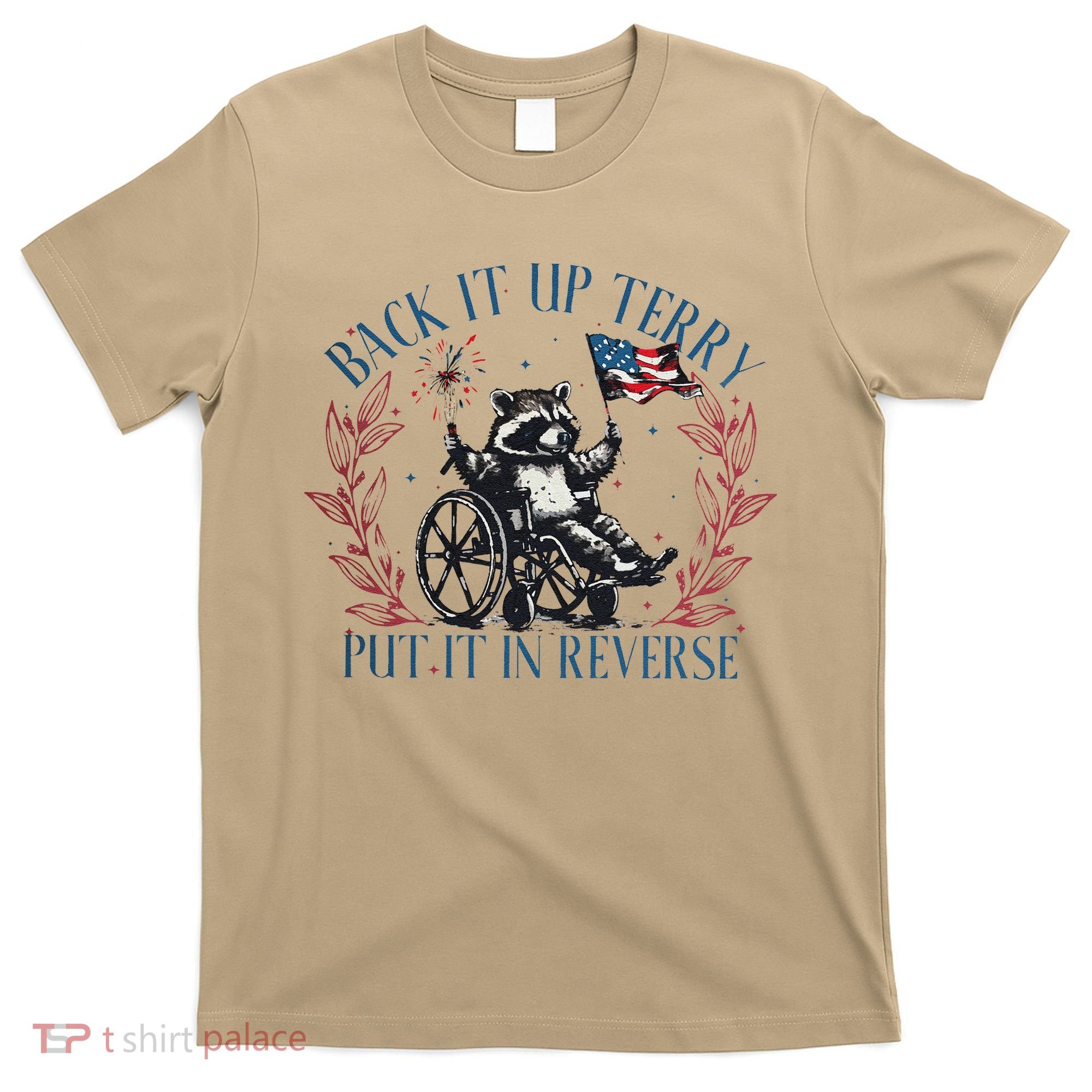 Back It Up Terry Retro 4th Of July T-Shirt