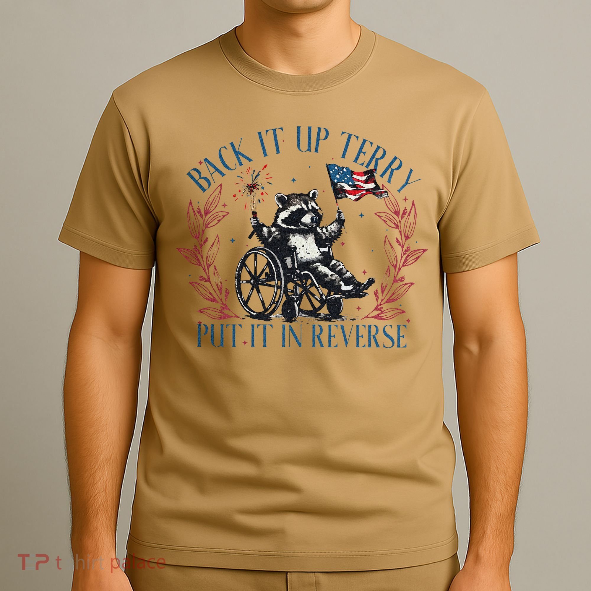 Back It Up Terry Retro 4th Of July T-Shirt