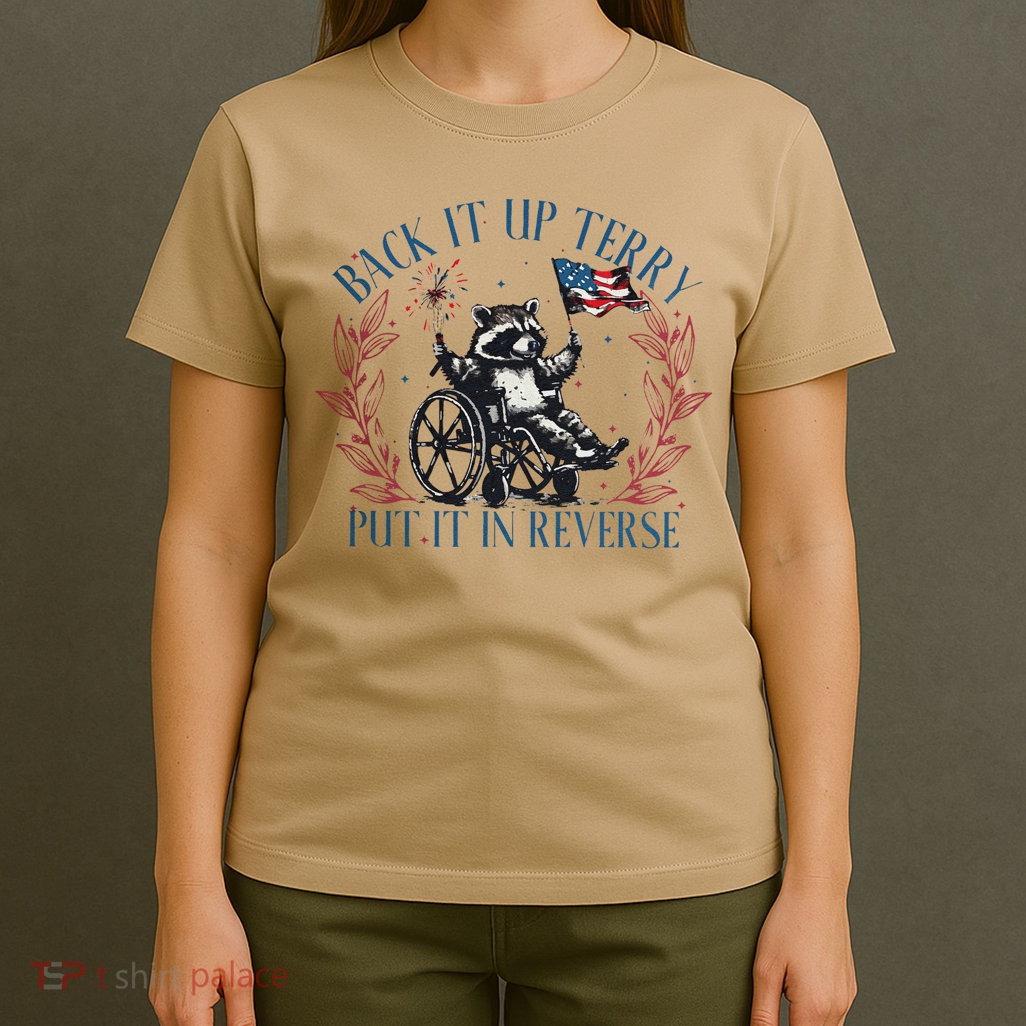 Back It Up Terry Retro 4th Of July T-Shirt
