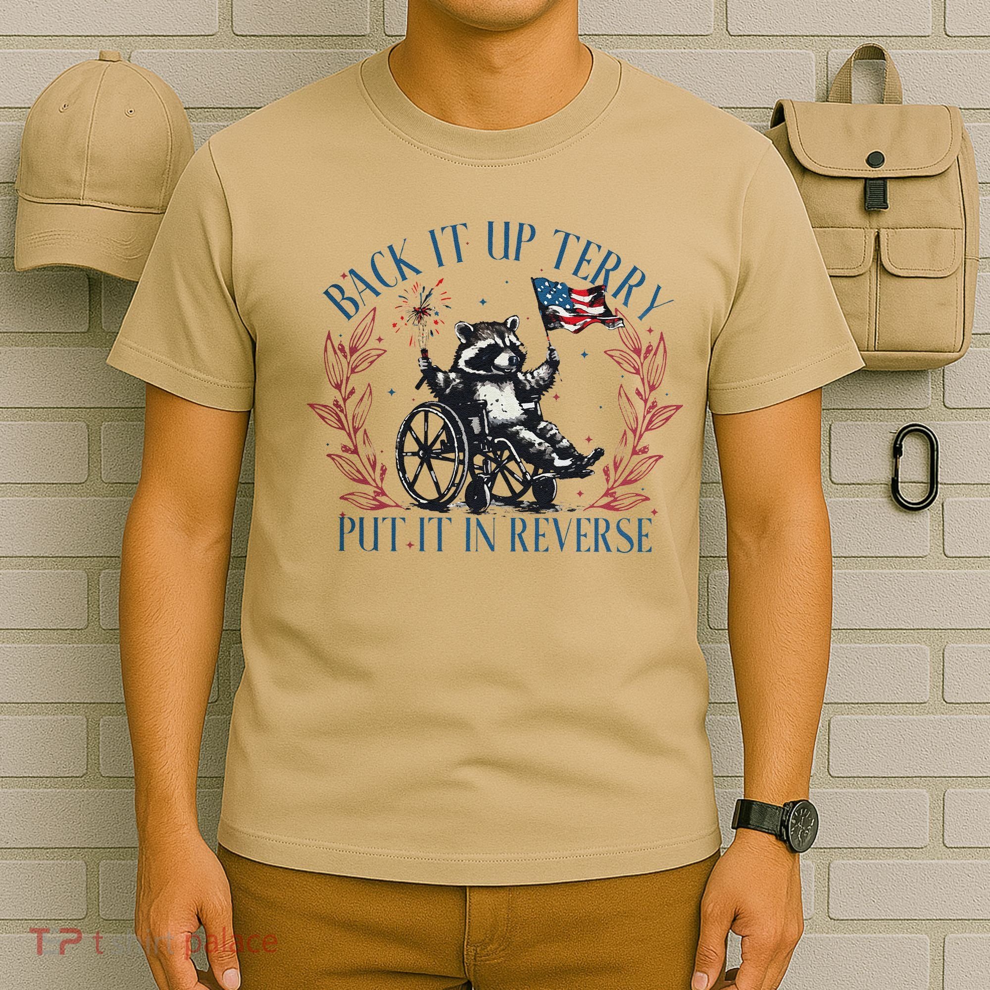 Back It Up Terry Retro 4th Of July T-Shirt