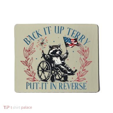 Back It Up Terry Retro 4th Of July Mousepad