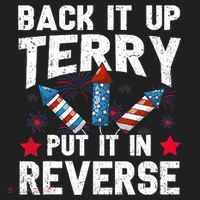 Back It Up Terry Put It In Reverse Firework Flag 4th Of July Women's Sweatshirt thumb 2