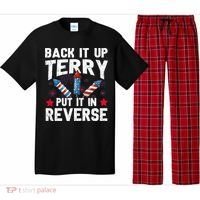 Back It Up Terry Put It In Reverse Firework Flag 4th Of July Pajama Set thumb 0