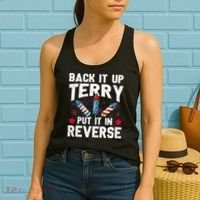Back It Up Terry Put It In Reverse Firework Flag 4th Of July Women's Tank Top thumb 2
