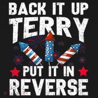 Back It Up Terry Put It In Reverse Firework Flag 4th Of July Baby Bodysuit thumb 2