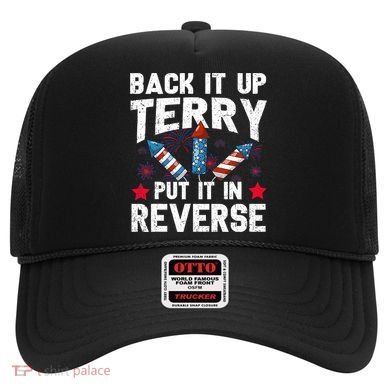 Back It Up Terry Put It In Reverse Firework Flag 4th Of July Hat