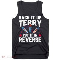 Back It Up Terry Put It In Reverse Firework Flag 4th Of July Tank Top thumb 0
