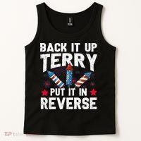 Back It Up Terry Put It In Reverse Firework Flag 4th Of July Tank Top thumb 2