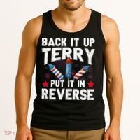 Back It Up Terry Put It In Reverse Firework Flag 4th Of July Tank Top thumb 3