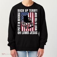 Back It Up Terry 4th Of July Meme Put It In Reverse Usa Flag Gift Women's Sweatshirt thumb 0