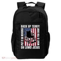 Back It Up Terry 4th Of July Meme Put It In Reverse Usa Flag Gift Backpack thumb 0