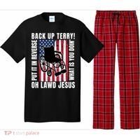 Back It Up Terry 4th Of July Meme Put It In Reverse Usa Flag Gift Pajama Set thumb 0