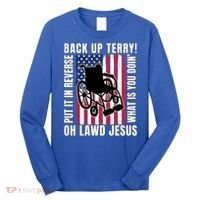 Back It Up Terry 4th Of July Meme Put It In Reverse Usa Flag Gift Long Sleeve Shirt thumb 0