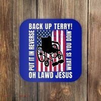 Back It Up Terry 4th Of July Meme Put It In Reverse Usa Flag Gift Coaster thumb 0