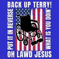 Back It Up Terry 4th Of July Meme Put It In Reverse Usa Flag Gift Coaster thumb 2
