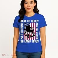 Back It Up Terry 4th Of July Meme Put It In Reverse Usa Flag Gift Women's T-Shirt thumb 4