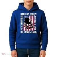 Back It Up Terry 4th Of July Meme Put It In Reverse Usa Flag Gift Kids Hoodie thumb 4