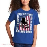 Back It Up Terry 4th Of July Meme Put It In Reverse Usa Flag Gift Kids T-Shirt thumb 2