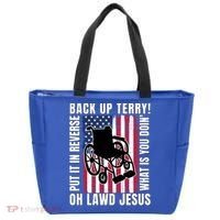 Back It Up Terry 4th Of July Meme Put It In Reverse Usa Flag Gift Tote Bag thumb 0