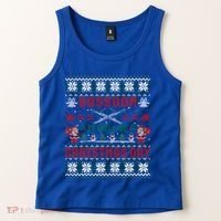 Bassoon It Will Be Christmas Day Gift Ugly Gift Tank Top thumb 2