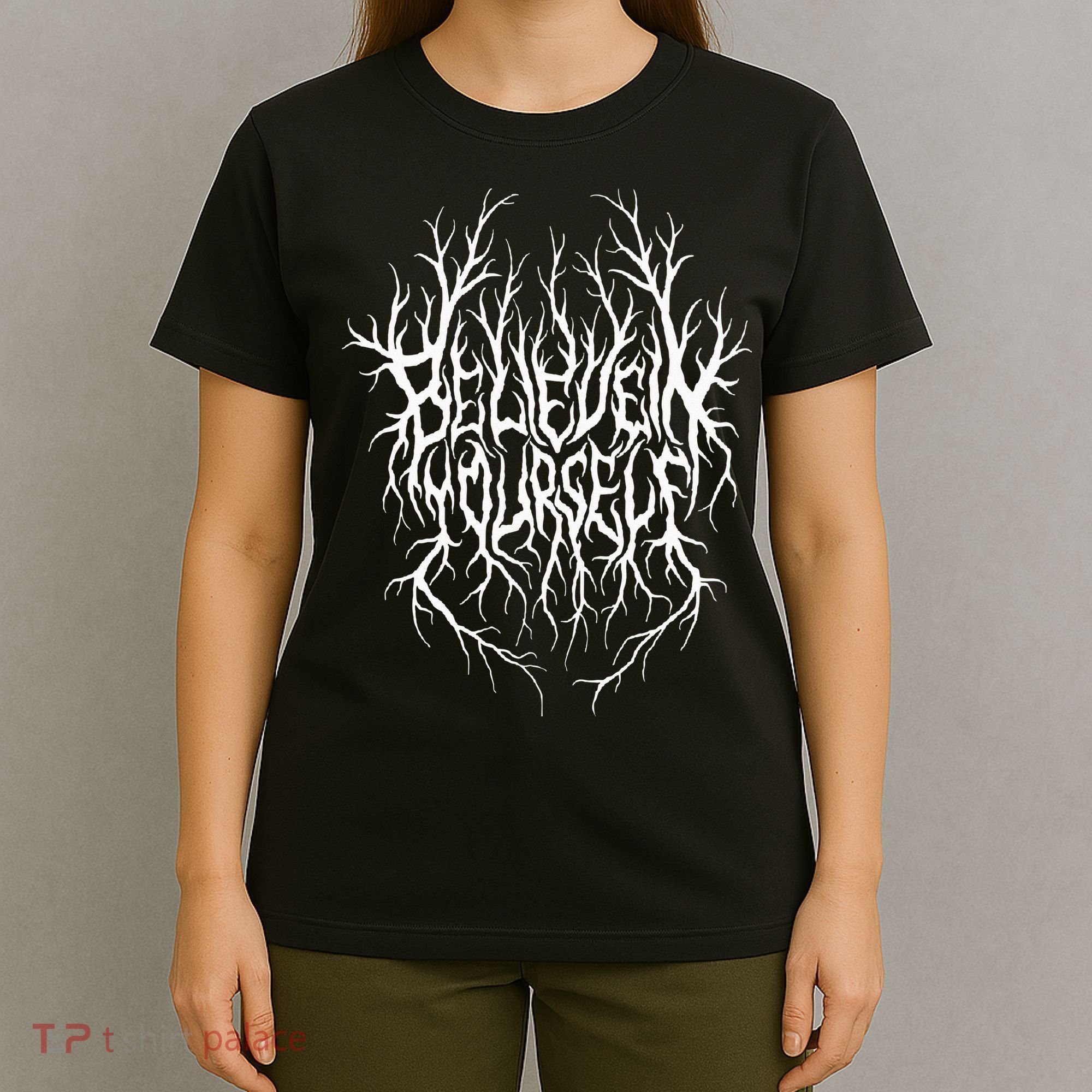 Believe In Yourself Black Metal Parody T-Shirt