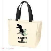 Believe In Yourself Funny Dinosaur Tote Bag thumb 3