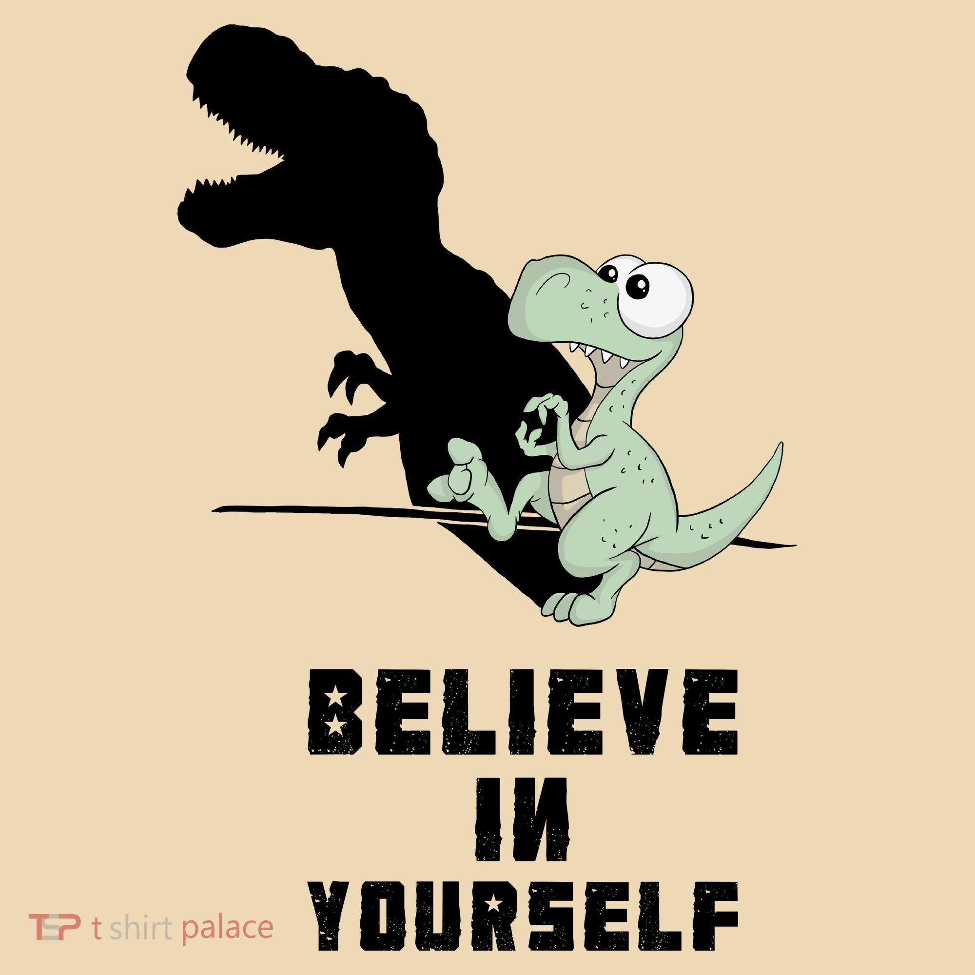 Believe In Yourself Funny Dinosaur Tote Bag