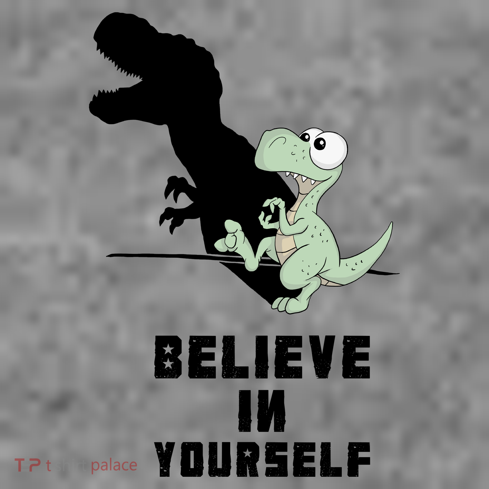 Believe In Yourself Funny Dinosaur Toddler Hoodie