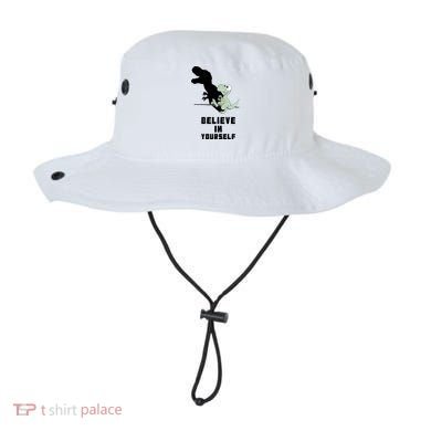 Believe In Yourself Funny Dinosaur Bucket Hat