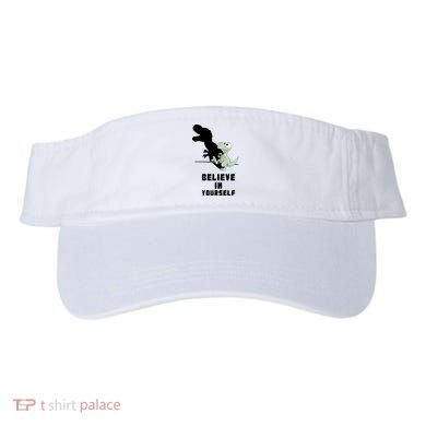 Believe In Yourself Funny Dinosaur Visor