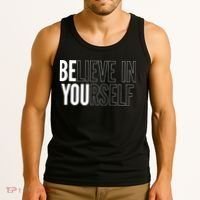 Believe In Yourself Motivational Inspirational Positive Slogan Tank Top thumb 3