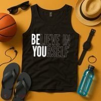 Believe In Yourself Motivational Inspirational Positive Slogan Tank Top thumb 4