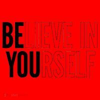 Believe In Yourself Motivational Inspirational Positive Slogan Santa Hat thumb 1