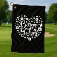 Believe In Yourself Golf Towel thumb 1