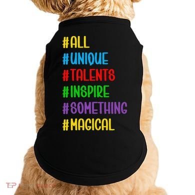 Believe In Your Talents Inspiring Creative Magic Art Doggie Tank