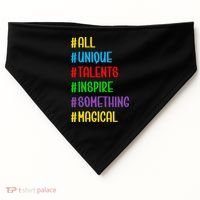 Believe In Your Talents Inspiring Creative Magic Art USA-Made Doggie Bandana thumb 0