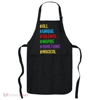 Believe In Your Talents Inspiring Creative Magic Art Apron