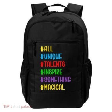 Believe In Your Talents Inspiring Creative Magic Art Backpack