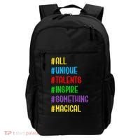 Believe In Your Talents Inspiring Creative Magic Art Backpack thumb 0