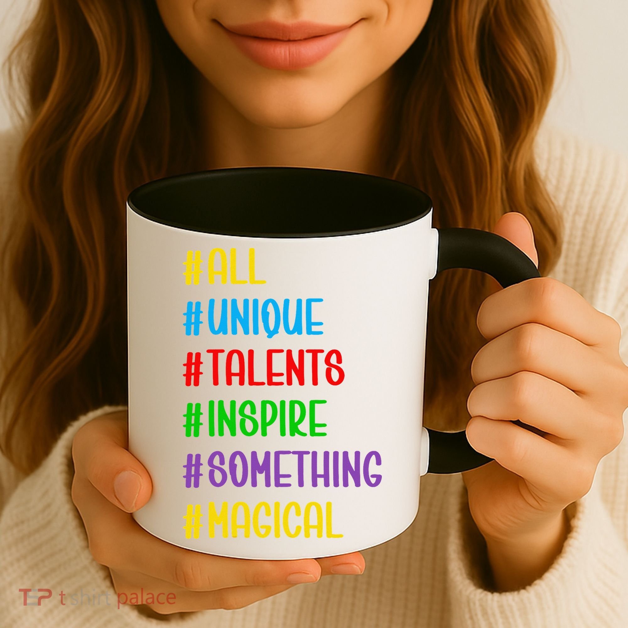 Believe In Your Talents Inspiring Creative Magic Art Coffee Mug