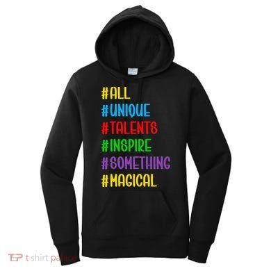 Believe In Your Talents Inspiring Creative Magic Art Women's Hoodie