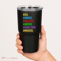 Believe In Your Talents Inspiring Creative Magic Art Tumbler thumb 2