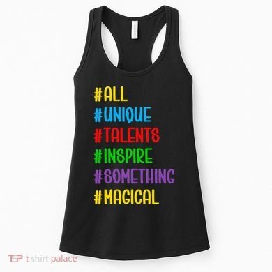 Believe In Your Talents Inspiring Creative Magic Art Women's Tank Top