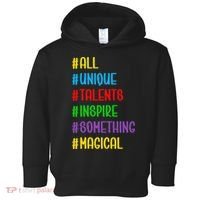 Believe In Your Talents Inspiring Creative Magic Art Toddler Hoodie thumb 0